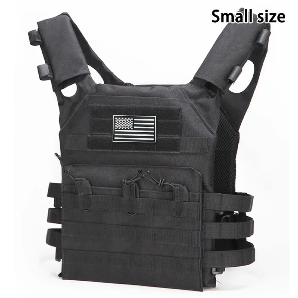 MOLLE Tactical Training JPC Vest Lightweight Multifunctional Outdoor Vest With US Flag Patch 7