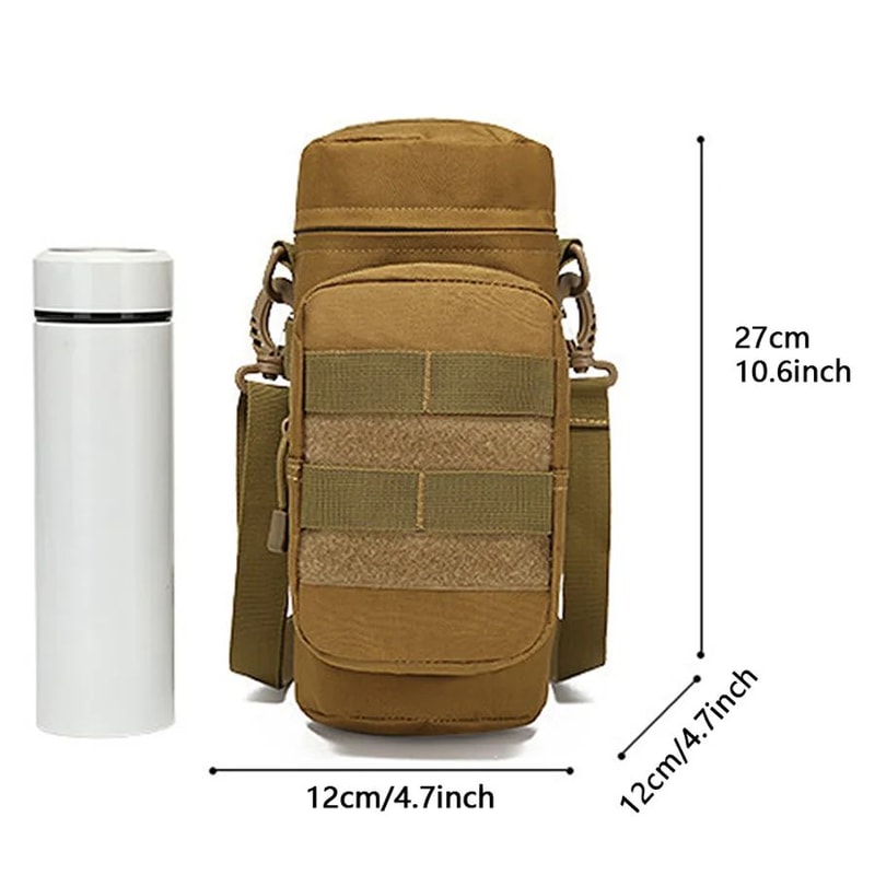 Multifunctional Water Bottle Shoulder Bag Outdoor Hanging Hydration Bag For Camping Cycling Sport 3