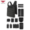 YAKEDA Tactical Training Vest With 5Pcs Equipment Bag Set Detachable Expandable Waterproof WearRe 3