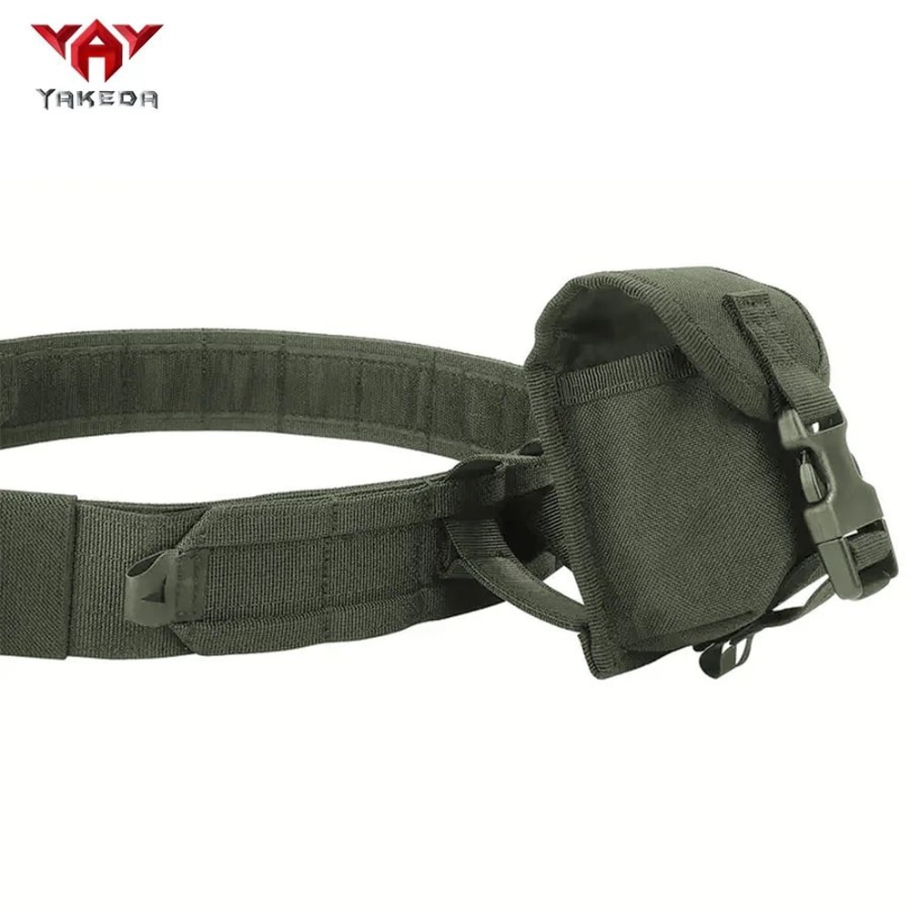 YAKEDA Tactical Training Belt Set Adjustable Detachable 8Piece Outdoor Patrol Gear 4