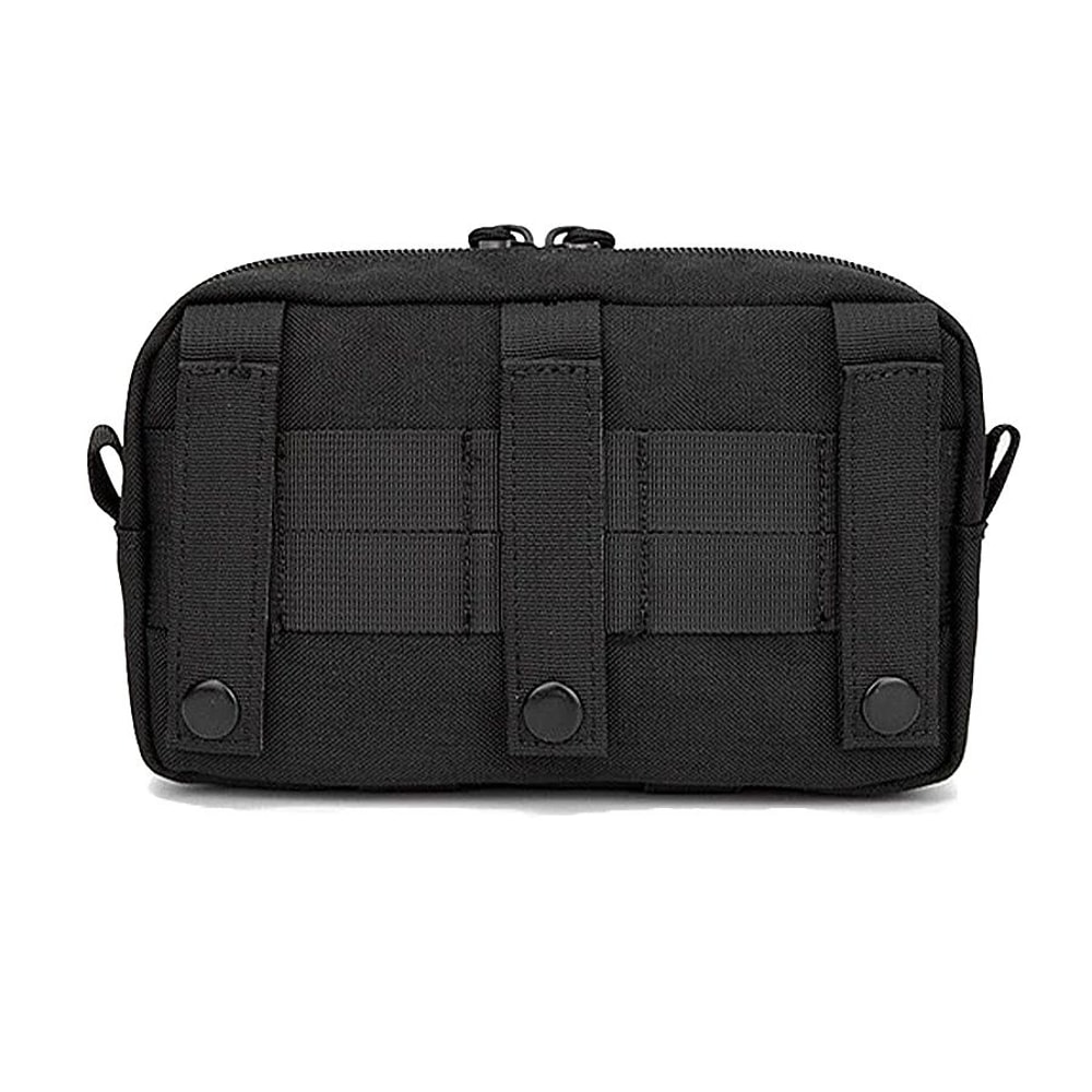 MOLLE EDC Waist Bag Woven MultiLayer Utility Storage Pouch For Outdoor Sports 2