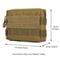 MOLLE Outdoor EDC Tool Pouch Vest Backpack Belt Hanging Utility Kit 4