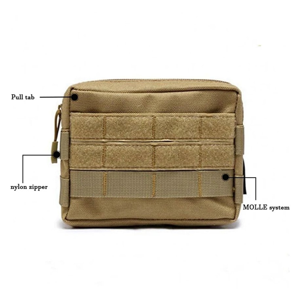 MOLLE Outdoor EDC Tool Pouch Vest Backpack Belt Hanging Utility Kit 5