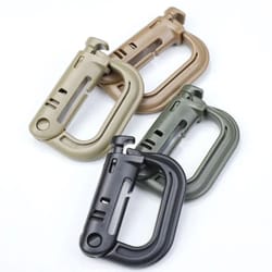 heavy-duty mountaineering d-type buckle – outdoor climbing, hiking & camping gear clip