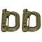 HeavyDuty Mountaineering DType Buckle Outdoor Climbing Hiking Camping Gear Clip 7