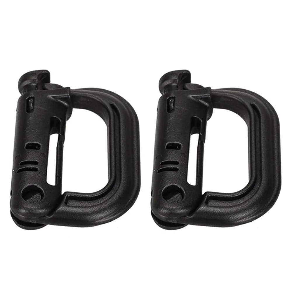 HeavyDuty Mountaineering DType Buckle Outdoor Climbing Hiking Camping Gear Clip 8