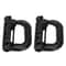 HeavyDuty Mountaineering DType Buckle Outdoor Climbing Hiking Camping Gear Clip 8