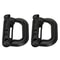 HeavyDuty Mountaineering DType Buckle Outdoor Climbing Hiking Camping Gear Clip 8