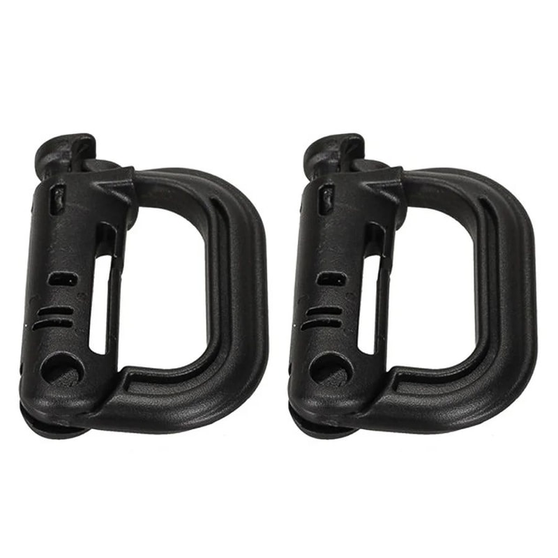 HeavyDuty Mountaineering DType Buckle Outdoor Climbing Hiking Camping Gear Clip 8