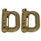 HeavyDuty Mountaineering DType Buckle Outdoor Climbing Hiking Camping Gear Clip 9