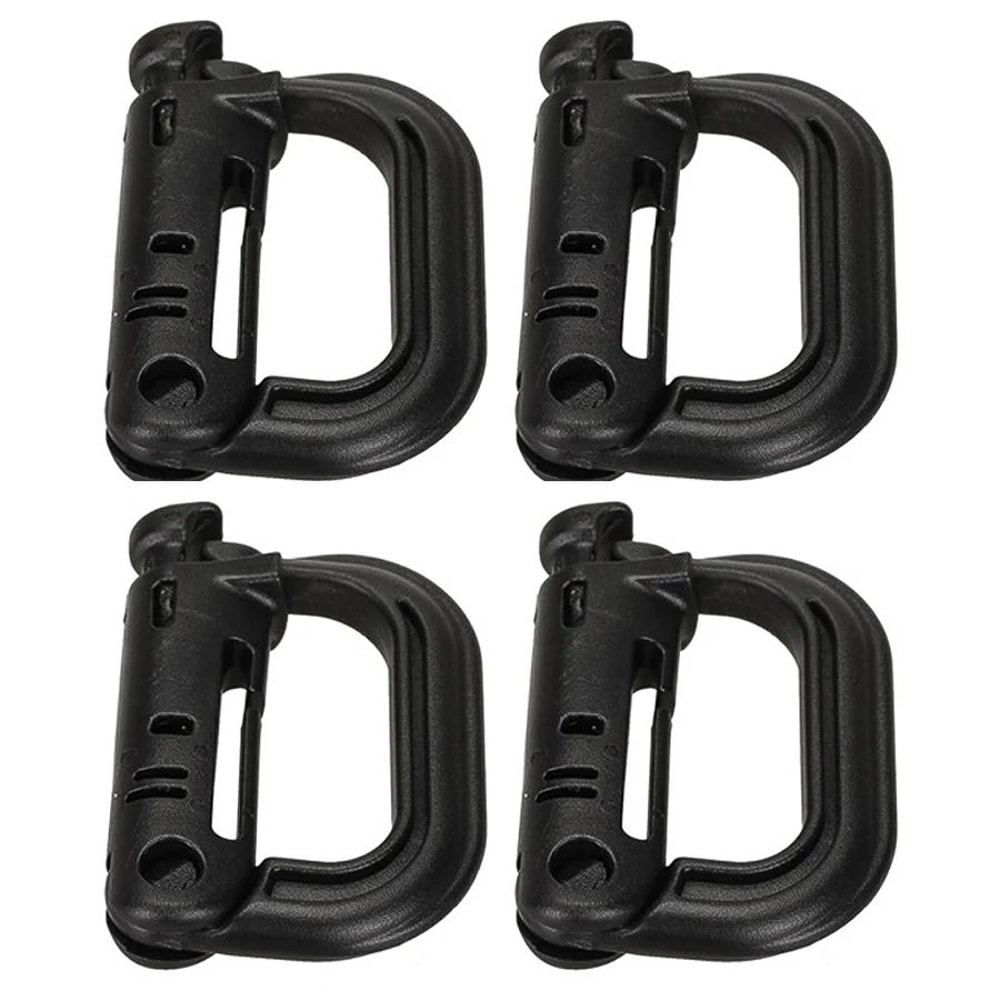 HeavyDuty Mountaineering DType Buckle Outdoor Climbing Hiking Camping Gear Clip 12