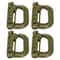 HeavyDuty Mountaineering DType Buckle Outdoor Climbing Hiking Camping Gear Clip 14