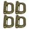 HeavyDuty Mountaineering DType Buckle Outdoor Climbing Hiking Camping Gear Clip 14