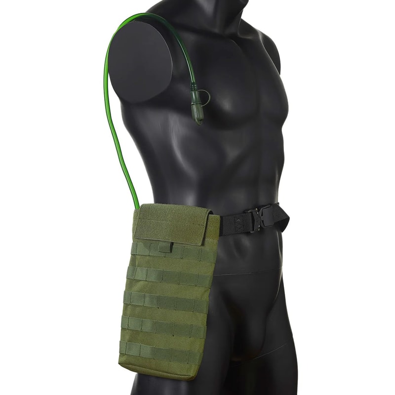 15L Tactical Hydration Water Bag OneKey QuickRelease Hanging Reservoir For Vest Belt Outdoor Spor 5