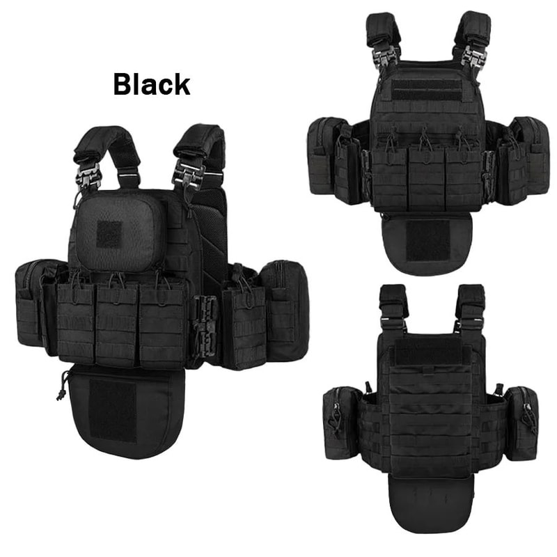 QuickRelease Tactical Training Vest MOLLE Multifunction Outdoor Utility Equipment Vest 7