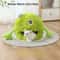 Winter Warm Plush Pet Nest Bed FrogShaped SemiEnclosed Cat Dog House For Puppies And Kittens 5