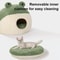Winter Warm Plush Pet Nest Bed FrogShaped SemiEnclosed Cat Dog House For Puppies And Kittens 9