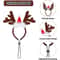 Christmas Reindeer Antlers Pet Headband Festive Dog Cat DressUp Hair Hoop Costume 1