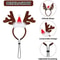 Christmas Reindeer Antlers Pet Headband Festive Dog Cat DressUp Hair Hoop Costume 1