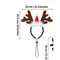 Christmas Reindeer Antlers Pet Headband Festive Dog Cat DressUp Hair Hoop Costume 3