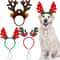 Christmas Reindeer Antlers Pet Headband Festive Dog Cat DressUp Hair Hoop Costume 6