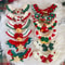 Christmas Pet Collar Scarf Lace Knitted Wool Neckwear For Cats Dogs Festive Holiday Accessory 0