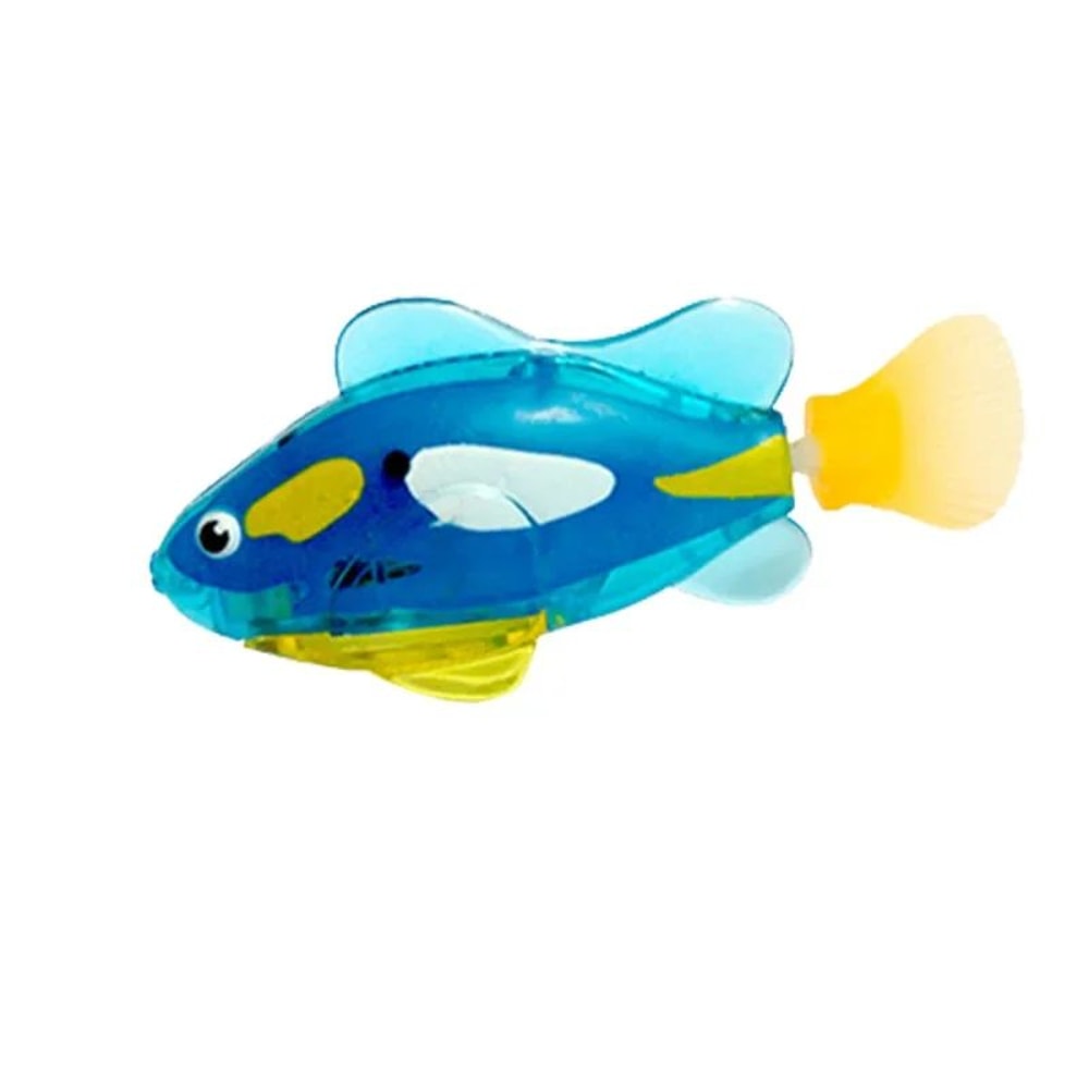 LED Interactive Swimming Robot Fish Cat Toy Glowing Electric Fish For Hunting Play Stimulation 6
