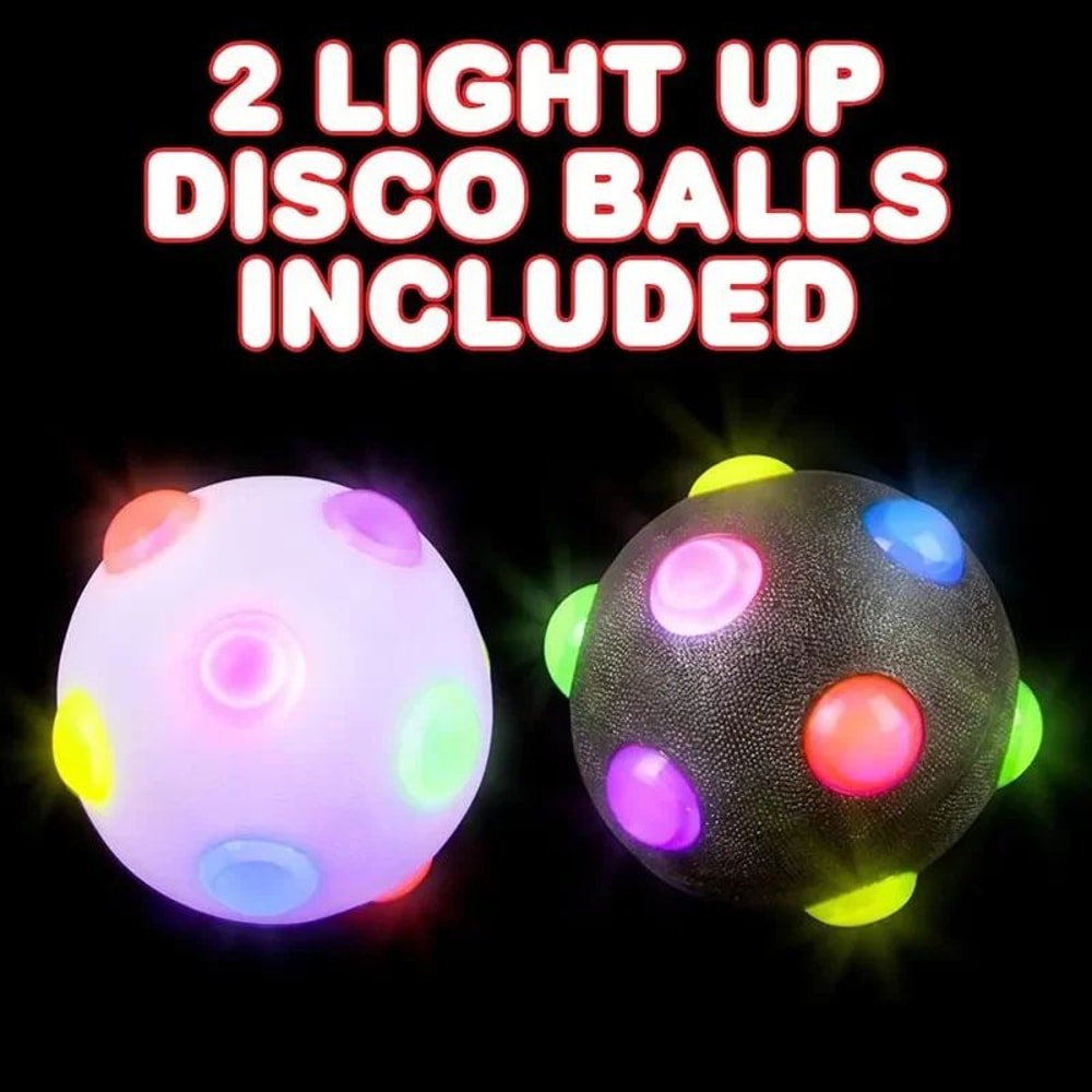 LED Glowing Dog Toy Ball Flashing Elastic LightUp Ball For Puppies Small Dogs Cats 1