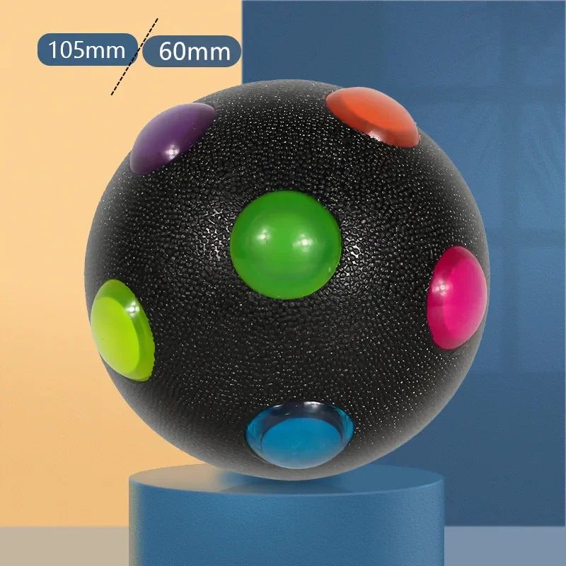 LED Glowing Dog Toy Ball Flashing Elastic LightUp Ball For Puppies Small Dogs Cats 7