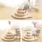 Wooden 23 Level Cat Track Toy Tower Interactive Ball Disc Intelligence Training Toy 3