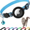 AirTag Cat Collar With Holder Cute Reflective Breakaway Kitten Collar With Bell 11
