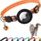 AirTag Cat Collar With Holder Cute Reflective Breakaway Kitten Collar With Bell 9