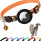 AirTag Cat Collar With Holder Cute Reflective Breakaway Kitten Collar With Bell 9