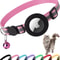 AirTag Cat Collar With Holder Cute Reflective Breakaway Kitten Collar With Bell 13