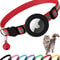 AirTag Cat Collar With Holder Cute Reflective Breakaway Kitten Collar With Bell 6
