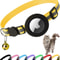 AirTag Cat Collar With Holder Cute Reflective Breakaway Kitten Collar With Bell 12
