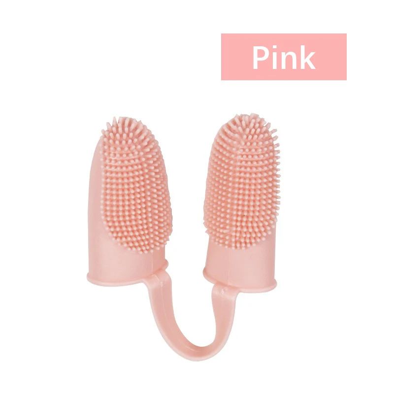 DualFinger Dog Toothbrush Set Flexible Silicone Pet Oral Cleaning Brush Safe NonToxic EasyClean De 6