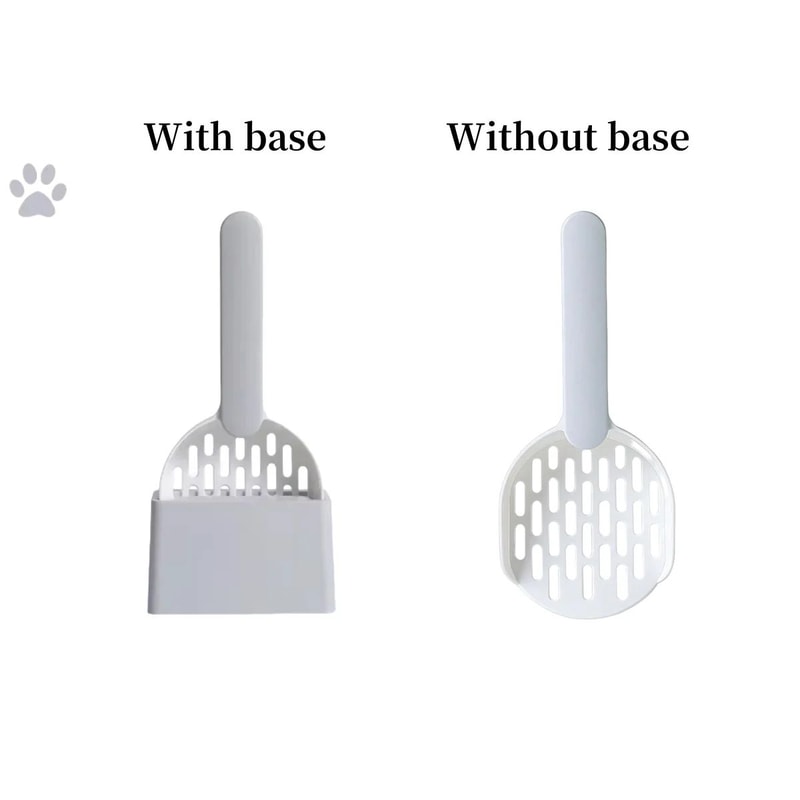 SelfCleaning Cat Litter Scoop With Base Durable Plastic Litter Shovel For Easy Kitten Toilet Clean 9