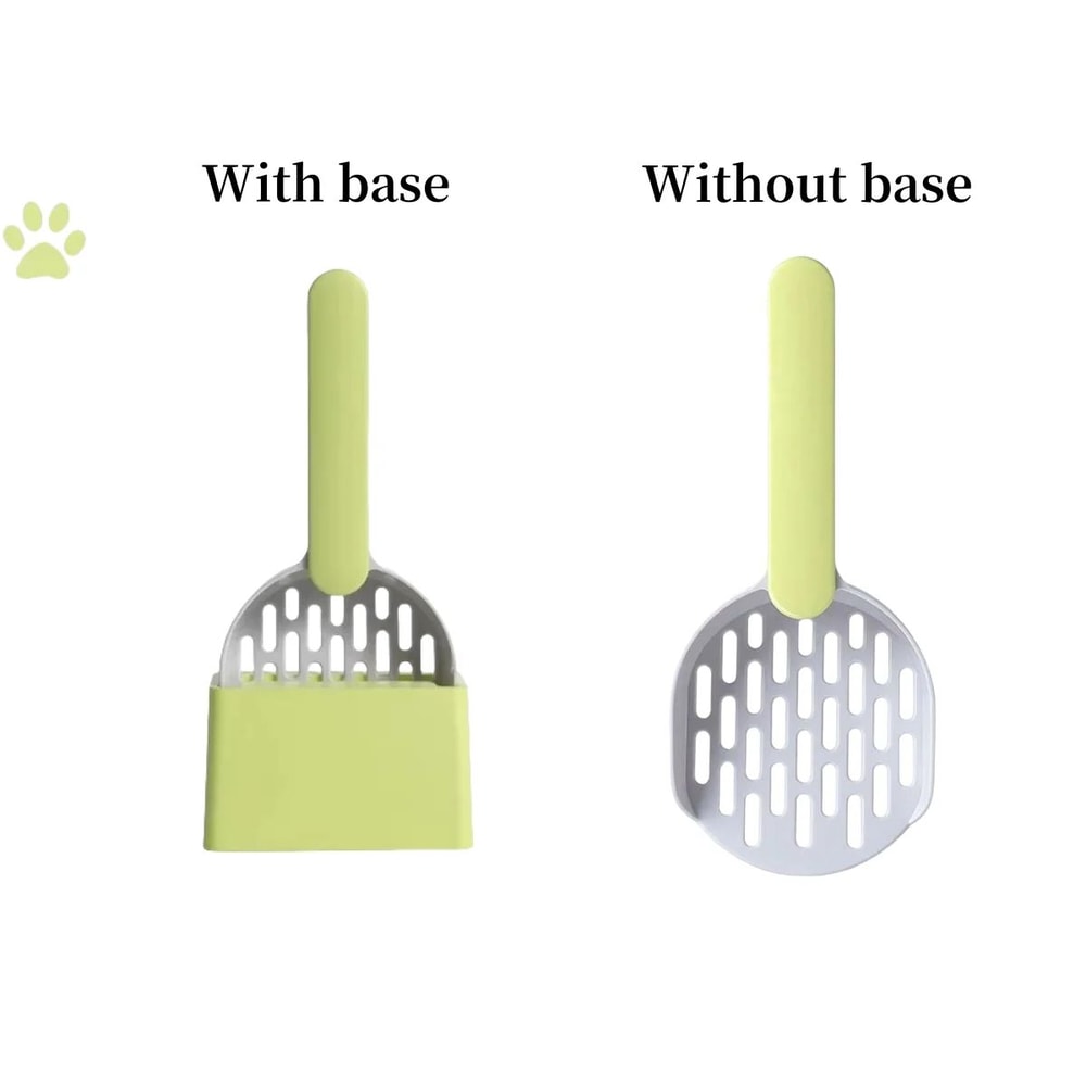 SelfCleaning Cat Litter Scoop With Base Durable Plastic Litter Shovel For Easy Kitten Toilet Clean 6