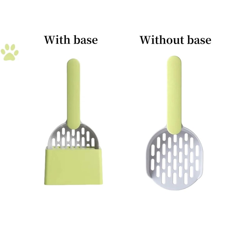 SelfCleaning Cat Litter Scoop With Base Durable Plastic Litter Shovel For Easy Kitten Toilet Clean 6
