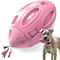 Durable Squeaky Rubber Chew Ball Teeth Cleaning Toy For Aggressive Chewers Medium Large Dogs 7