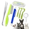 Pet Tick Flea Removal Kit EasytoUse Hook Extractor Tweezers Pliers For Dogs Cats 0