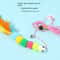 7 Pcs Hanging Cat Toy Set Sticky Disc Door Teaser With Elastic Rope For Interactive Play 2