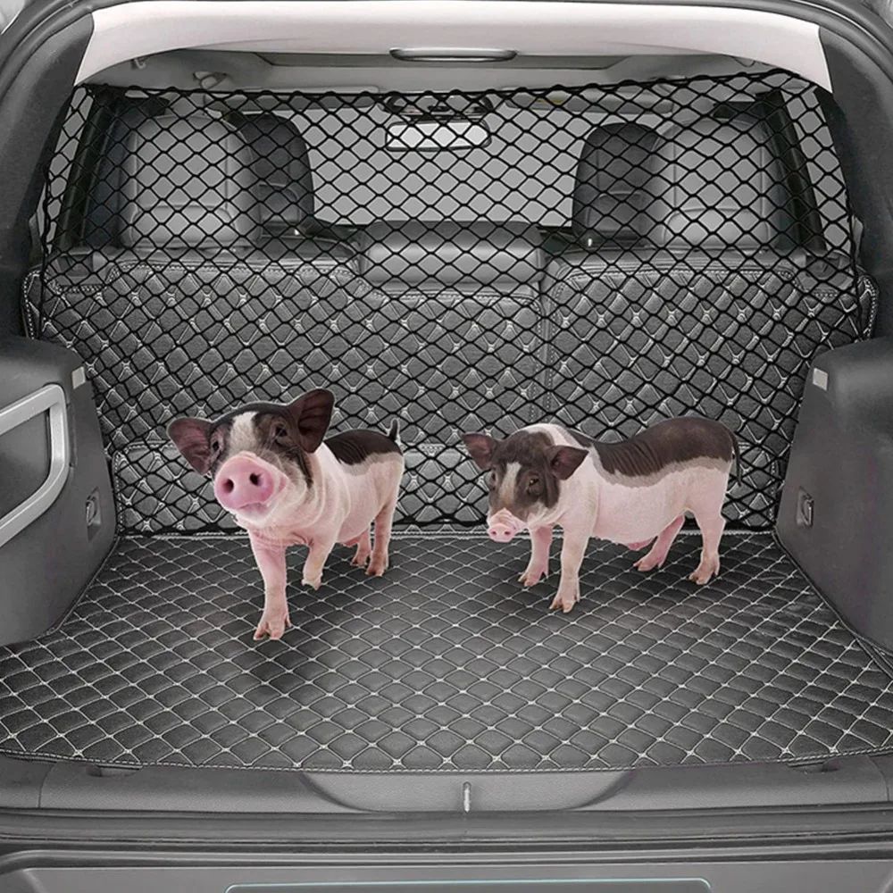 Car Trunk Pet Barrier Net Sturdy Elastic Dog Safety Fence For Secure Vehicle Separation 3