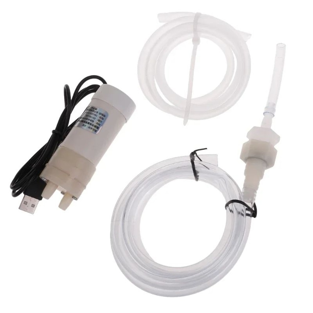 Electric Fish Tank Water Changer USB Mini Vacuum Pump With Strong Suction Drainer 6
