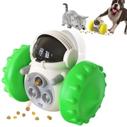 dog treat dispensing puzzle toy – interactive slow feeder for puppies, small & medium dogs