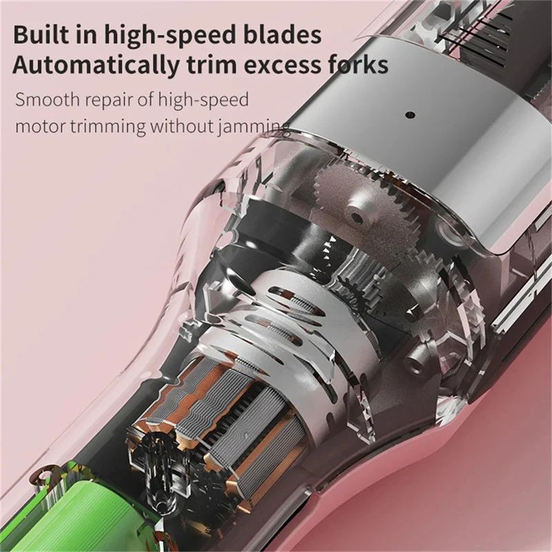 Automatic Split End Remover Cordless Hair Ends Trimmer For Dry Damaged Brittle Hair 3