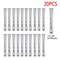 20 Pcs Perm Curling Rod Set 5 Sizes Plastic Cold Wave Rods For Heatless Curls SalonStyle Waves 8