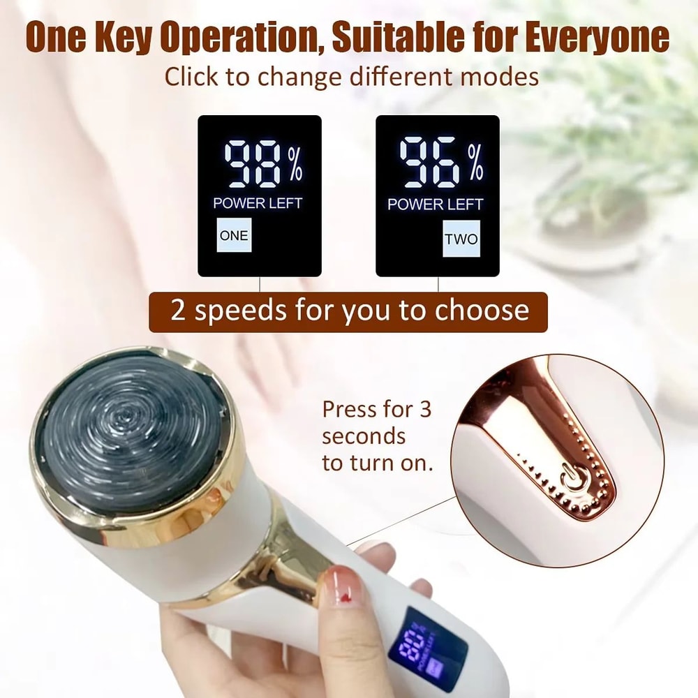 Electric Callus Remover Pedicure Machine Professional Foot Grinder For Dead Skin Smooth Heels 3