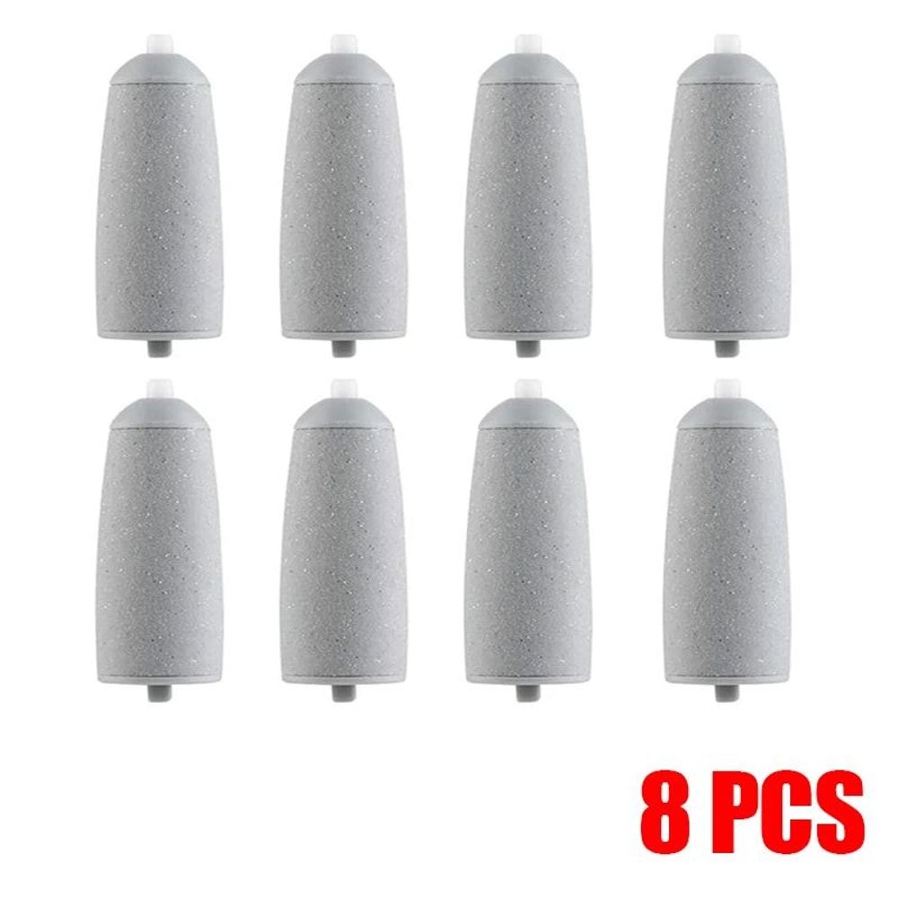 8 Pcs Electric Foot File Roller Head Replacements Pedicure Callus Remover Refill Wheels For Heel D 9